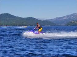 Picture of a jetskiier